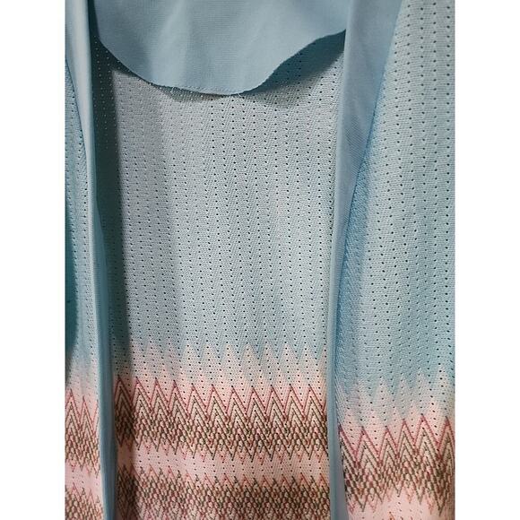 Vintage Open Front Jacket Blazer Geometric Mad Men Jackie O Small 60s A99 - Picture 5 of 7